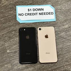 Apple Iphone 8 -PAYMENTS AVAILABLE FOR AS LOW AS $1 DOWN - NO CREDIT NEEDED