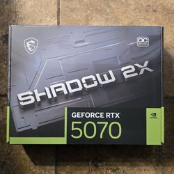 *New* Nvidia MSI RTX 5070 12GB DDR7 Shadow 2x