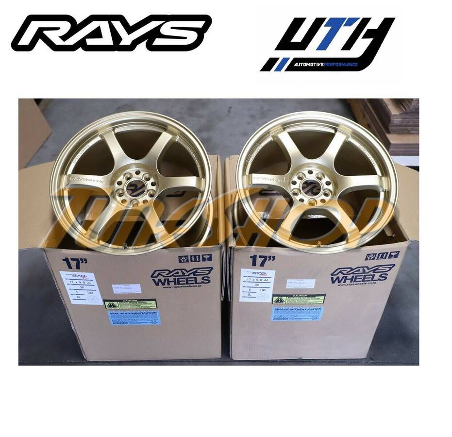 RAYS 57DR 17x9 +38 5x100 WHEELS FRS 86 FT86 BRZ GOLD