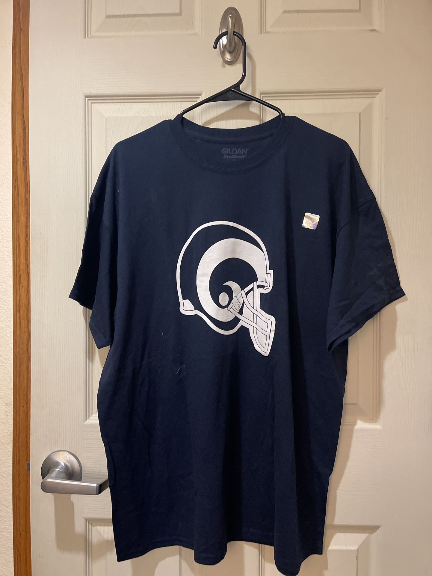 LA Rams NFL Team Logo Blue T-Shirt