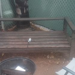 Wodden Bench Needs Touch Up