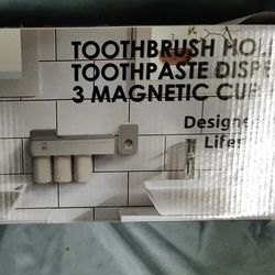 Prime Home Toothbrush/dispenser and Cup Holder