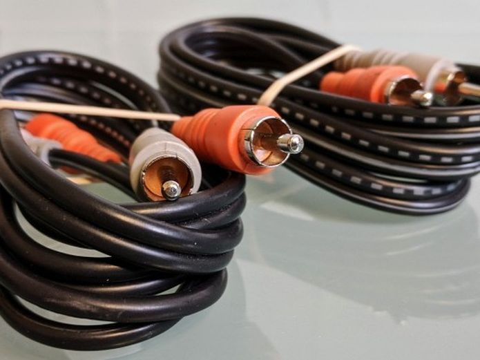 2 Pro Audio Hosa RCA Stereo 2 Channel Male to Male Cable Wires Plus 12' 6' 5' 3' DJ Home Theater