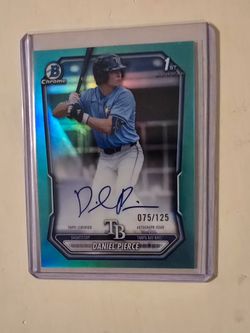 2026 TOPPS BOWMANS 1ST DANIEL PIERCE AUTO /150