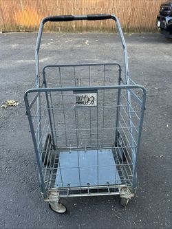 Foldable Metal Large Shopping Cart
