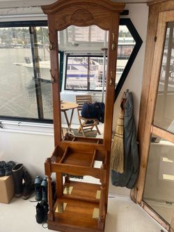 Entry coat rack + mirror