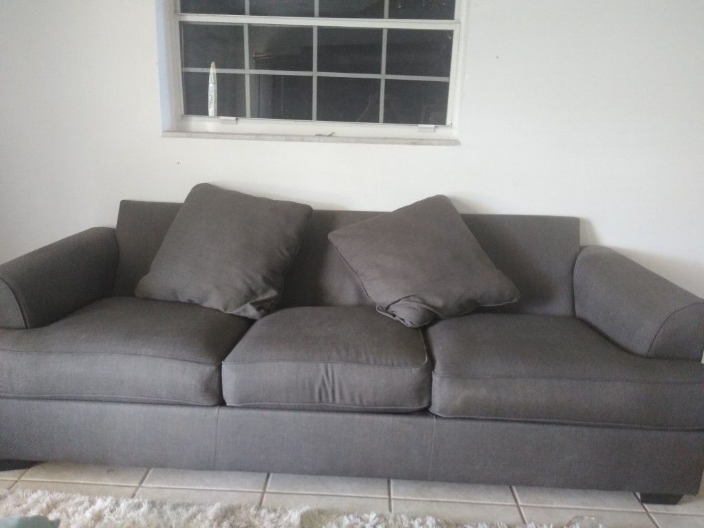Grey sofa couch excellent condition FREE