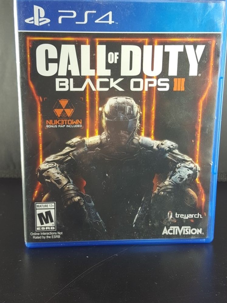 PS4 CALL OF DUTY BLACK OPS III