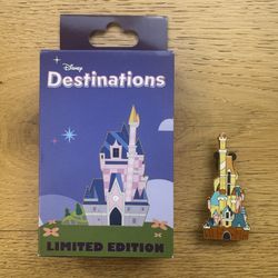 DESTINATION D23 2025 MOG Disney Destinations Hong Kong Castle Mystery LE 500 PIN