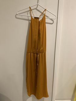 Stunning Yellow Summer Dress Size M (new)