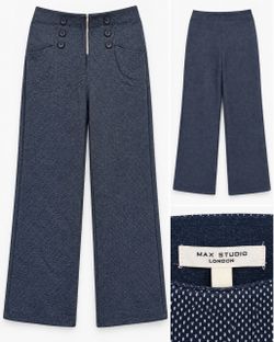 Max Studio London Wide-Leg Trousers