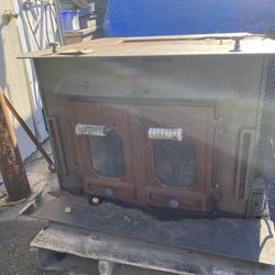 Fireplace Patio Vintage