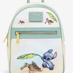 Loungefly Disney Lilo & Stitch Turtles Mini Backpack