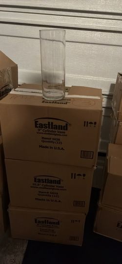 Eastland glass wedding vases