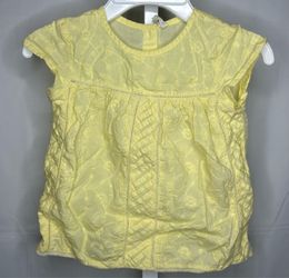 Toddler eyelet top