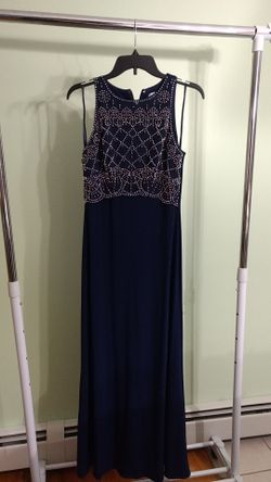 Jackie Jon Navy Blue Special Occasion Size 4 Dress