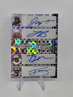 2024 Leaf Eclectic - Multi Graphics Leaf Gridiron GR8S #MGG-4 (8 Autographs) /10