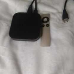 Apple TV A1427 With Remote And HDMI Cable