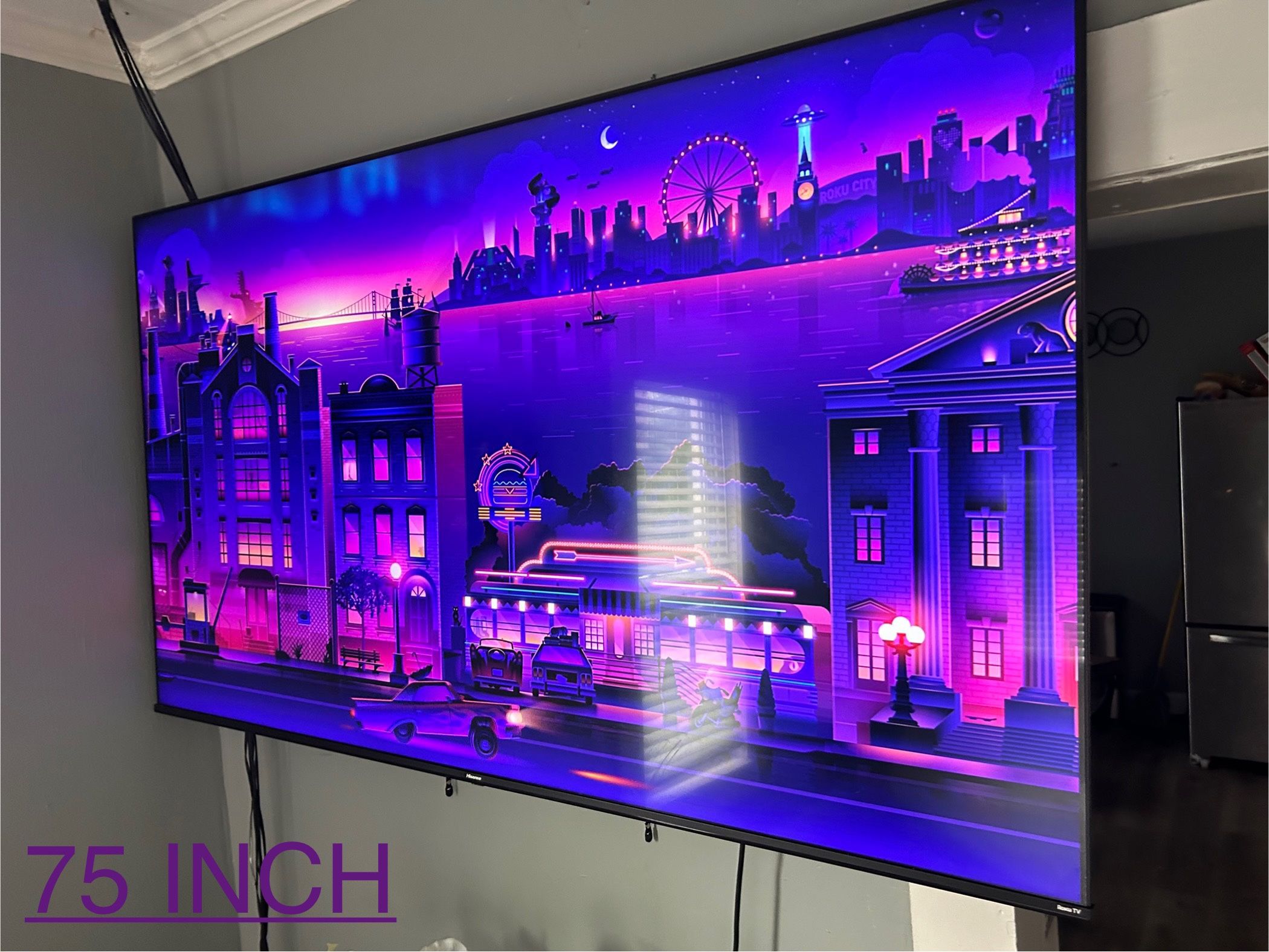 75 Inch TV HISENSE