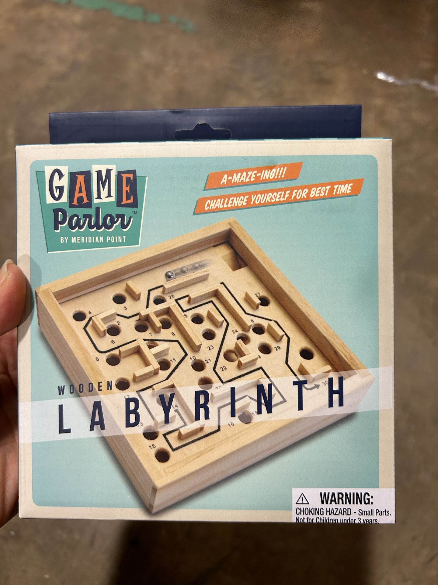 NWT wooden game parlor 