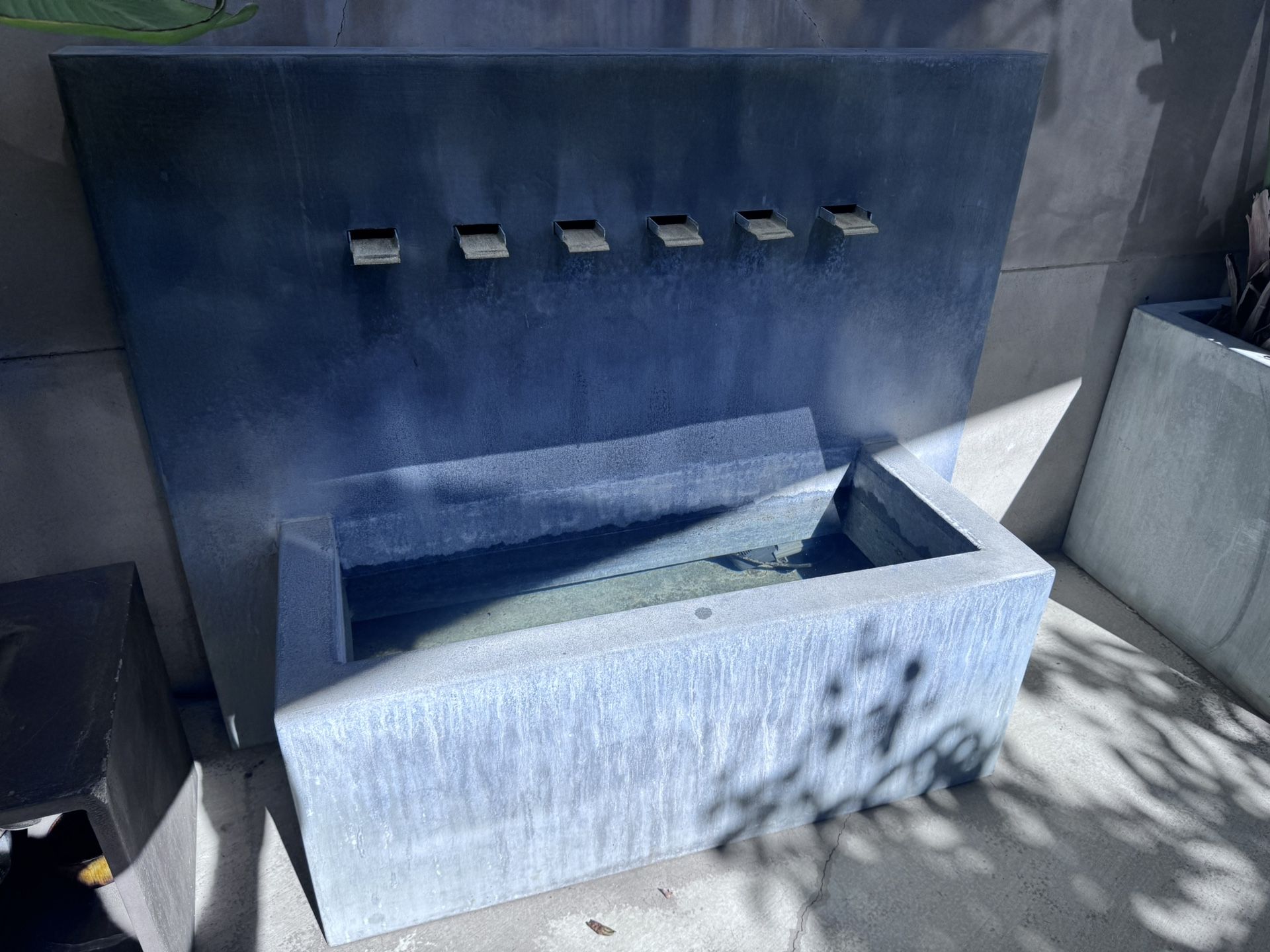 Restoration Hardware MODERNIST WALL FOUNTAIN G-SPOUT TROUGH