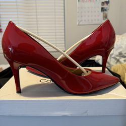 Calvin Klein Red Gayle Pumps