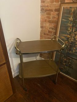 MCM bar cart