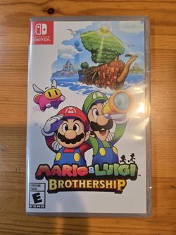 New/Factory Sealed Mario & Luigi Brothership Video Game For Switch