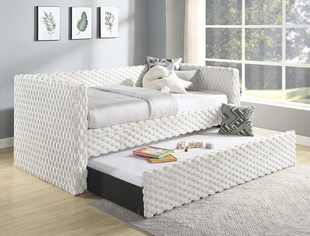 Brand New White Or Gray Linen Twin Twin Daybed