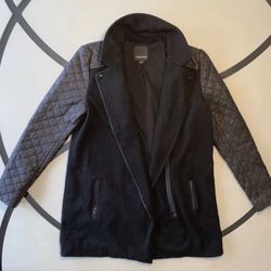 Trouvé Wool Leather Coat