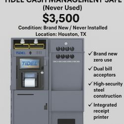 Brand New Tidel Cash Management Safe – Never Used – Houston
