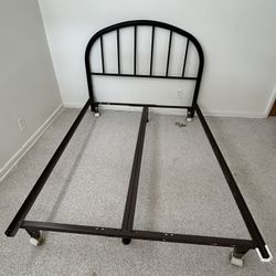 Full Sized Bed Frame With Headboard 