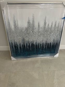 Crushed Glass art canvas brand new original paint