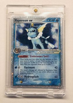 Pokémon  Card Vaporeon ex
