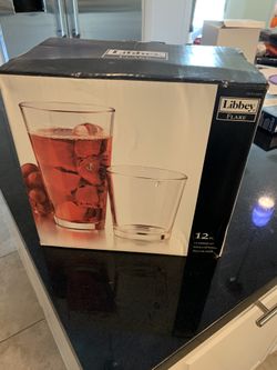 Libbey drinking glass set