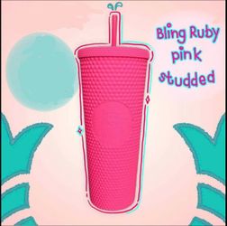 Starbucks Ruby Pink Studded - Pre Order
