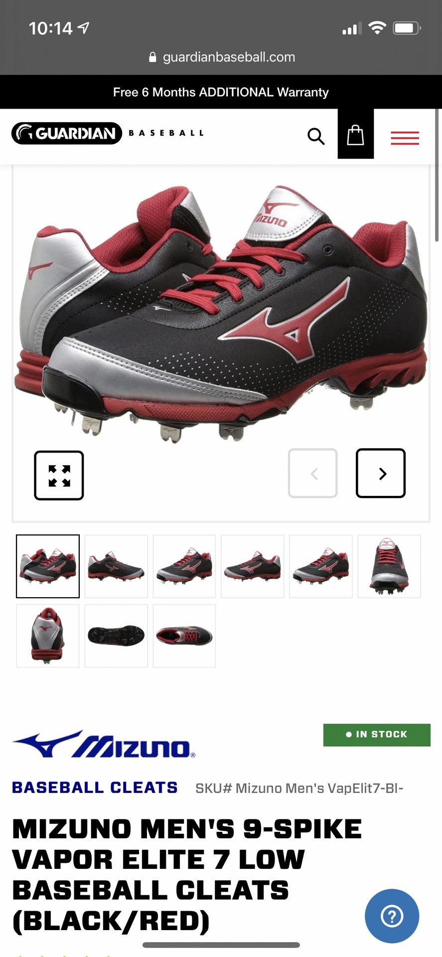 Mizuno 9 spike vapor elite 7 mid 2025