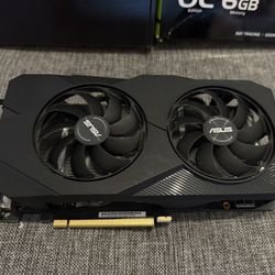 Used ASUS GeForce RTX 2060 EVO OC Edition DUAL-RTX2060-O6G-EVO
