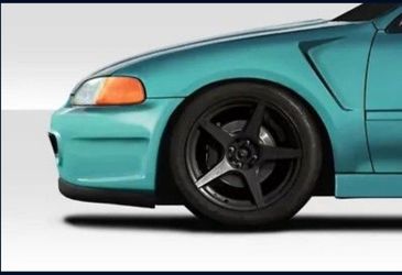 Honda Civic Fenders Fiberglass EG
