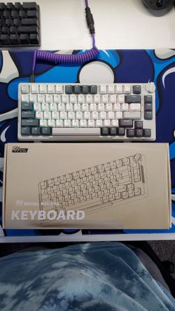 RK ROYAL KLUDGE H81 Hot Swappable Mechanical Keyboard, Triple Mode 2.4Ghz/BT5...