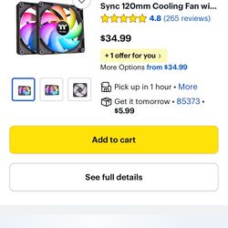 CHEAP PC FANS 4 of them