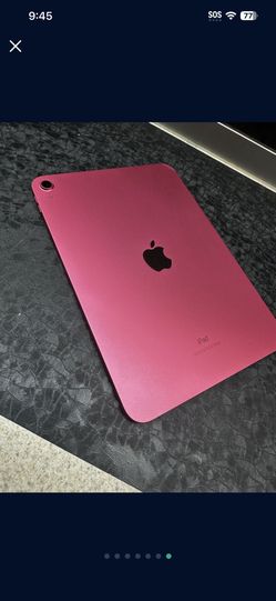 WiFi Only Apple iPad 10th Gen 64GB Pink MPQ33LL/A