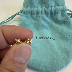 Authentic 18k Gold Tiffany Earrings