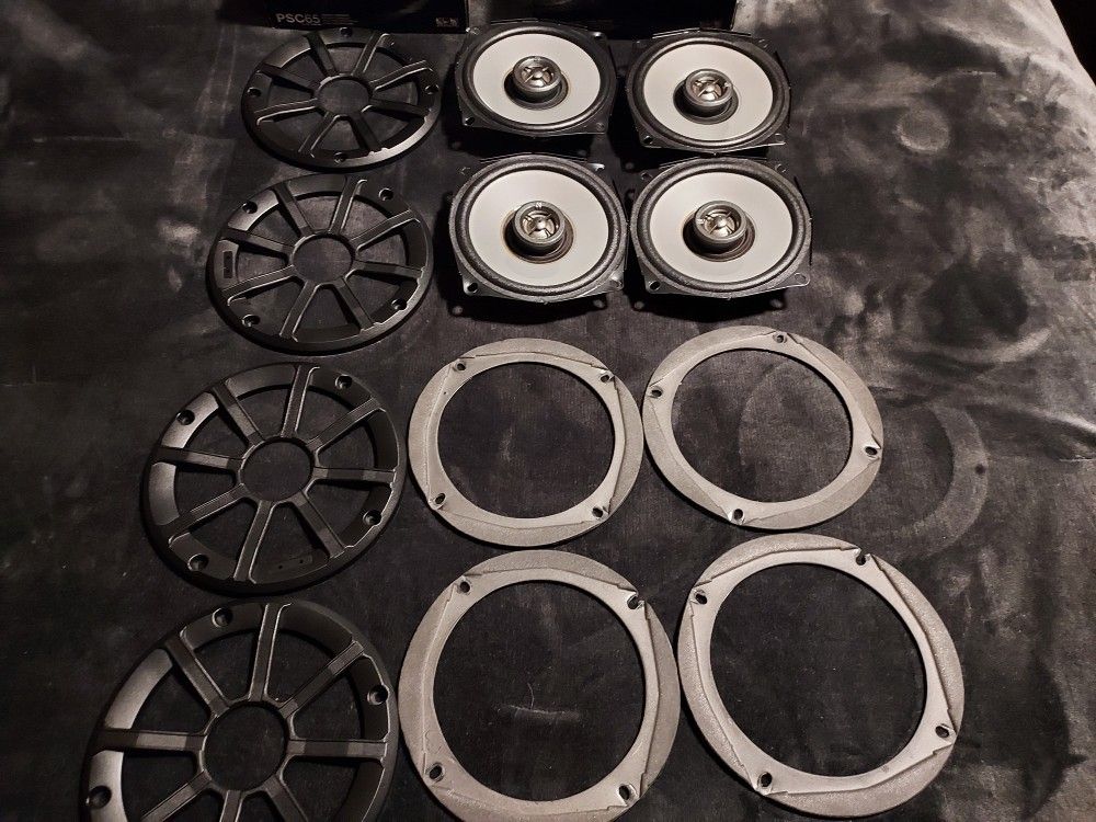 Kicker 6.5" Coaxial Powersport Neo Speakers 2-Ohm (2 Pairs )