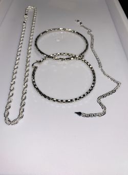 22k stainless steel jewelry set