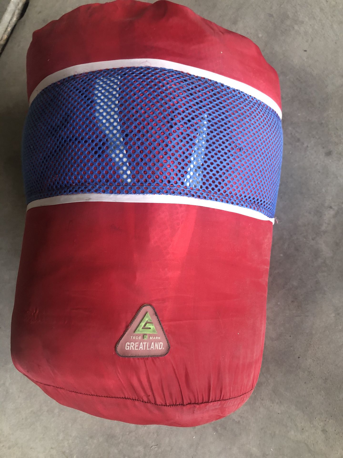 Red Greatland sleeping bag