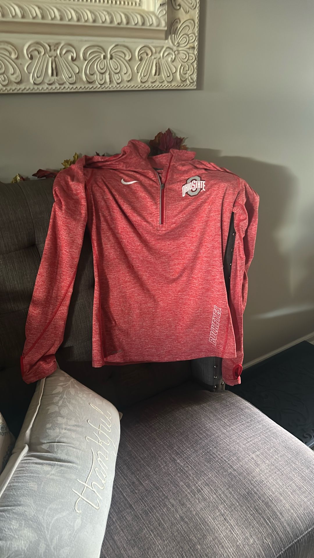 Women’s Buckeyes Nike Athletic 1/2 Zip