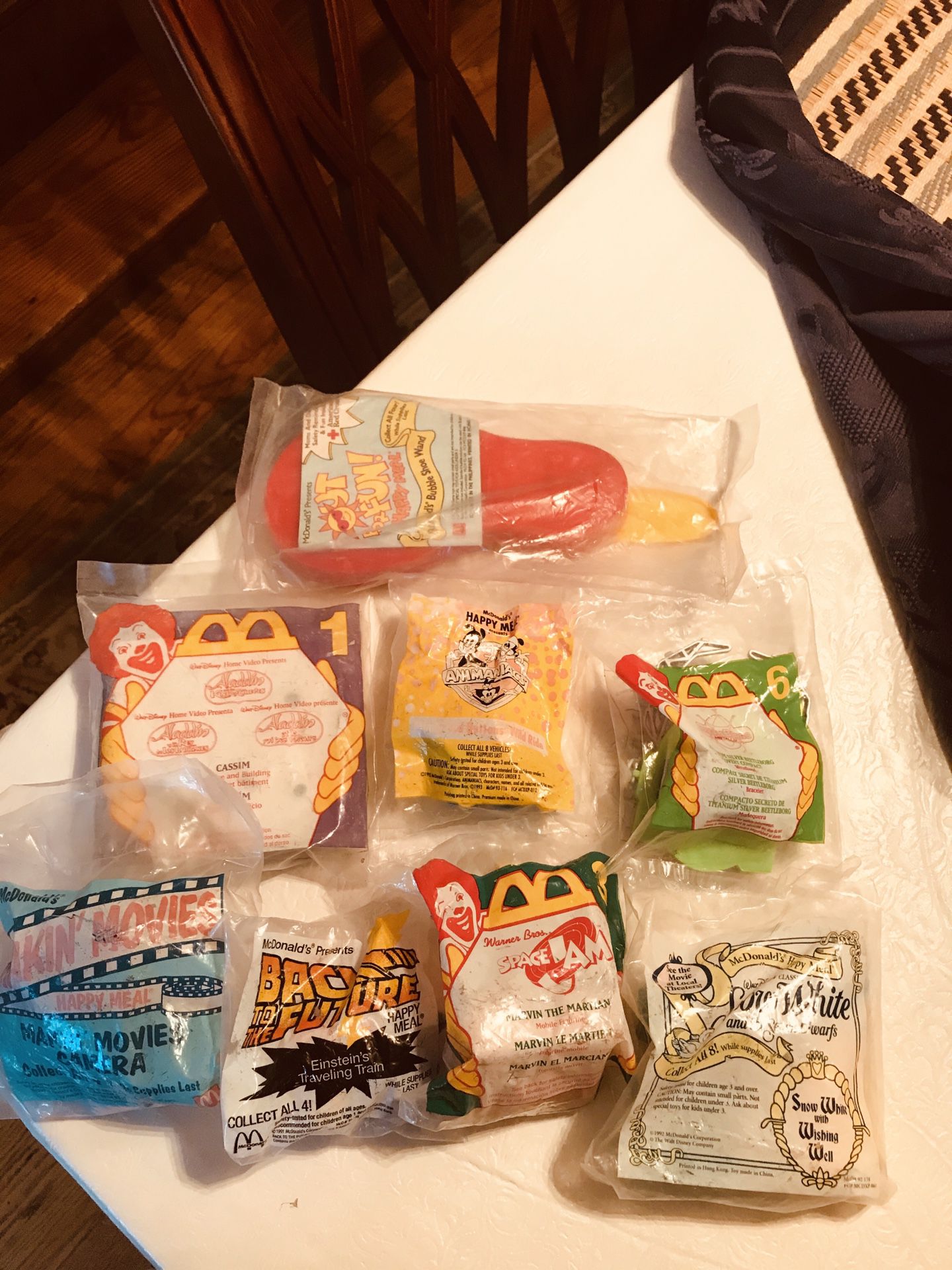 8 McDonald’s Meal Toys early to Mid 90’s please View pics and read description for details