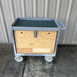 Lockable Heavy Duty Rolling Cart 