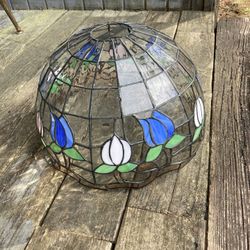 Stain Glass Hanging Lamp Cash Only 